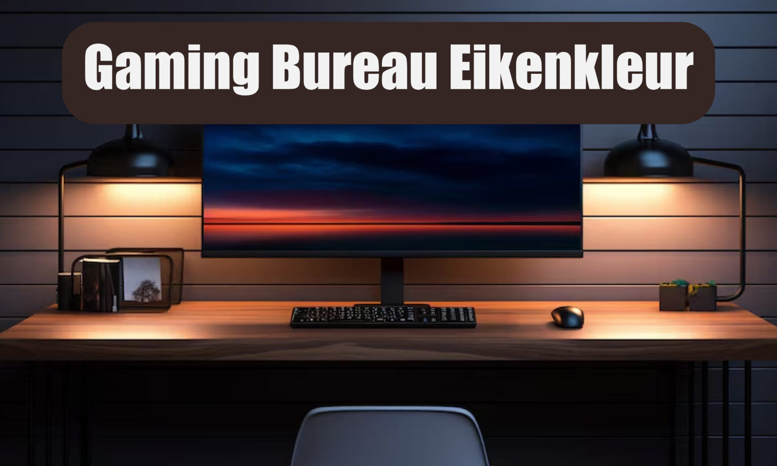 Gaming Bureau Eikenkleur